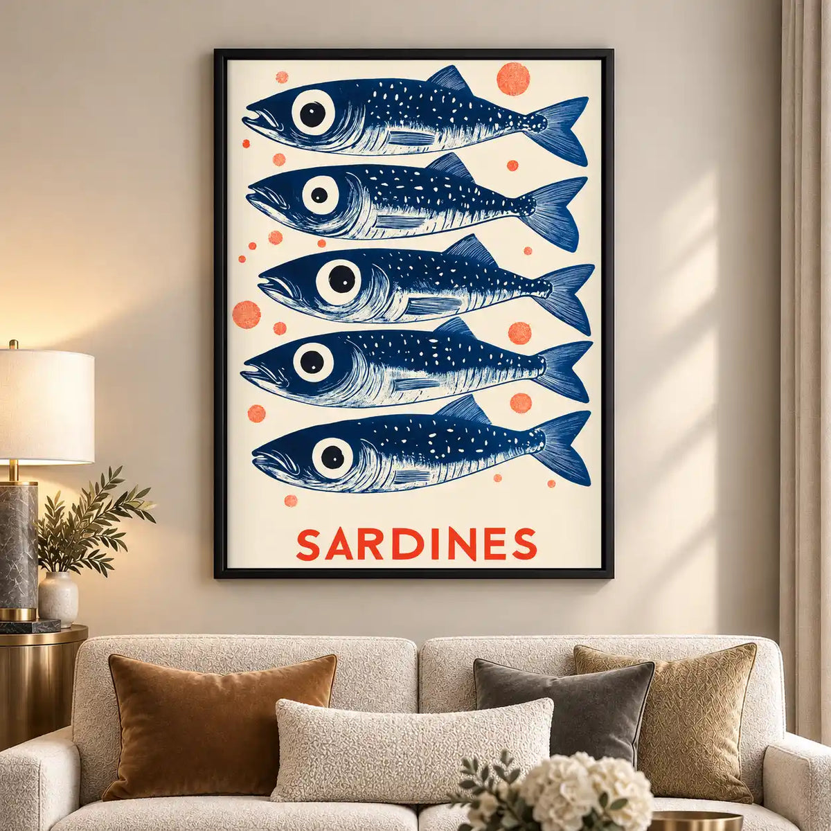 Stacked Sardines Poster Wall Art 5
