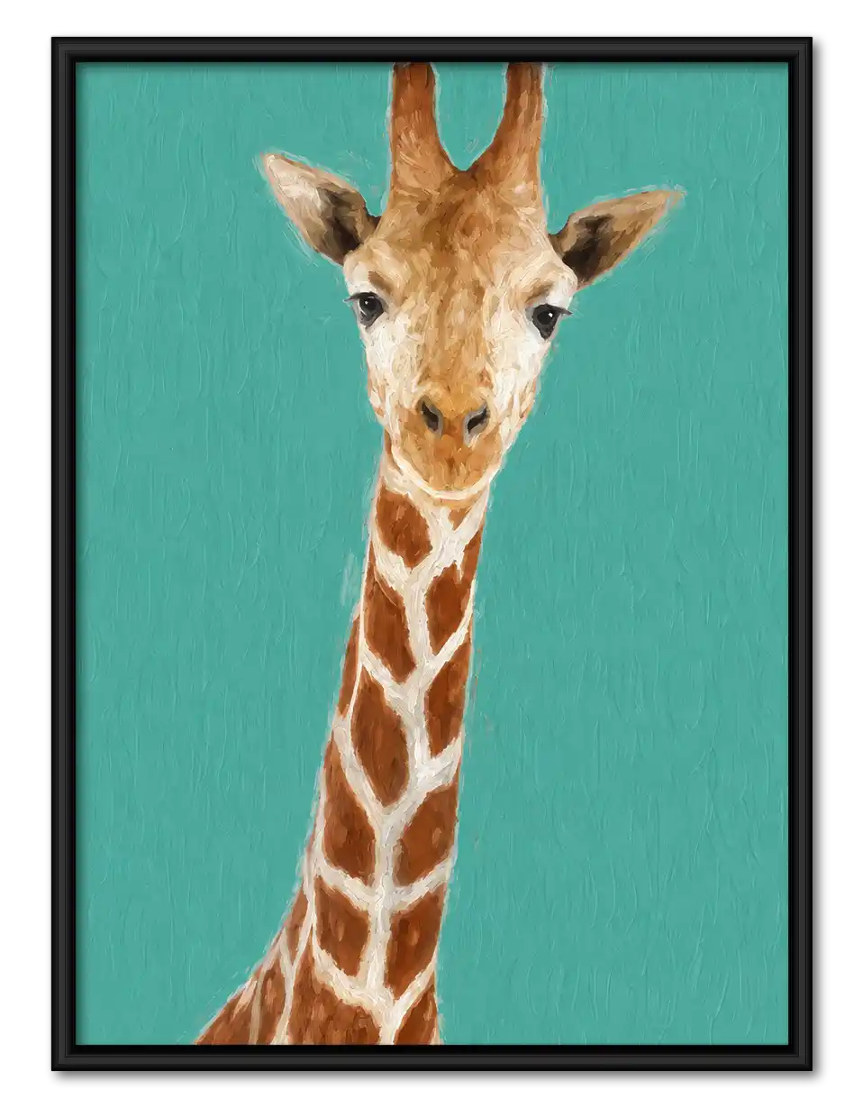 Tall Giraffe Portrait Wall Art 1