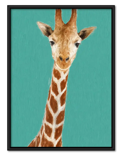 Tall Giraffe Portrait Wall Art