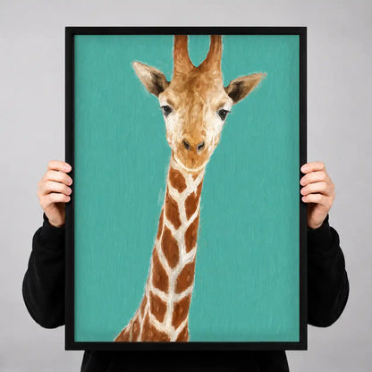 Tall Giraffe Portrait Wall Art 3