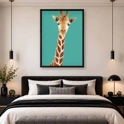 Tall Giraffe Portrait Wall Art 4