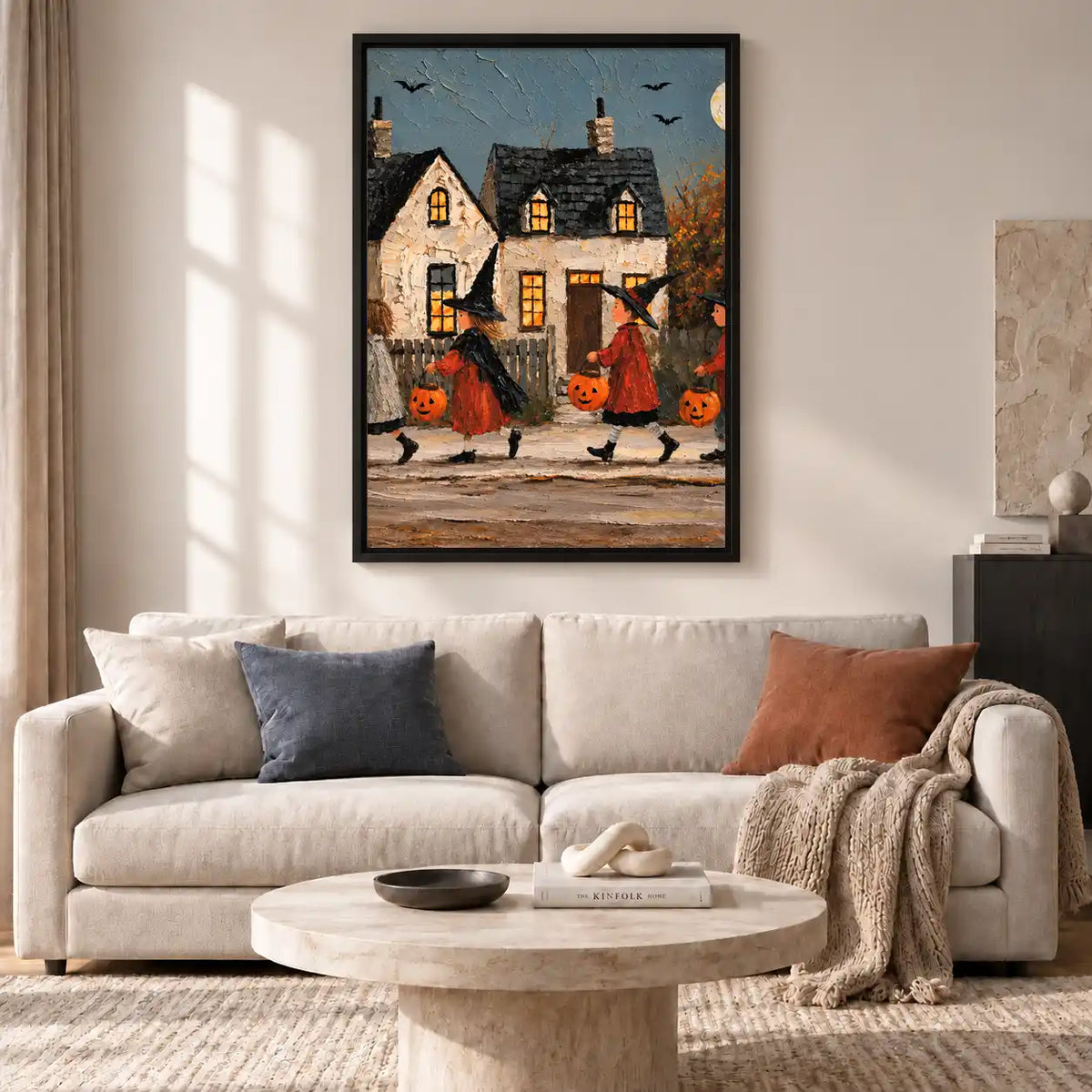 Trick Or Treat Village Parade Wall Art 2