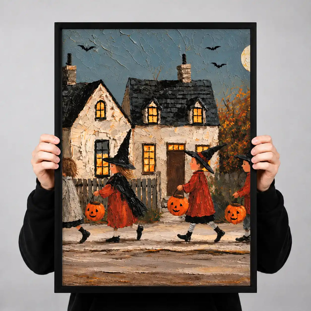 Trick Or Treat Village Parade Wall Art 3