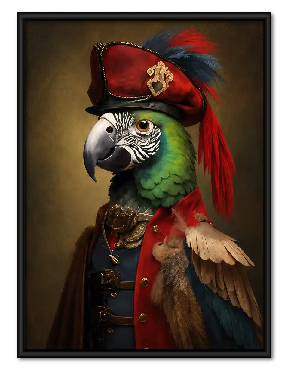 Victorian Parrot General Portrait Wall Art 1