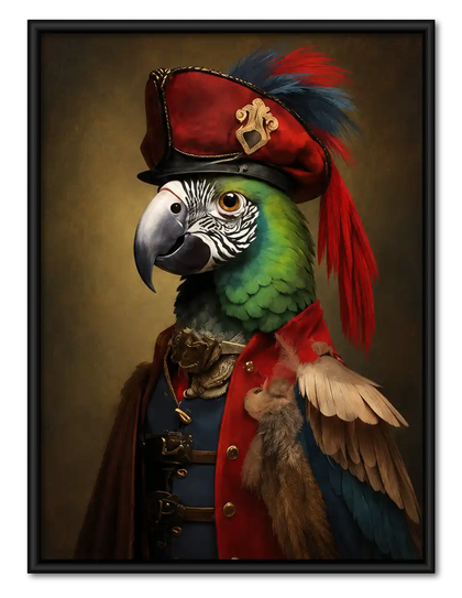 Victorian Parrot General Portrait Wall Art