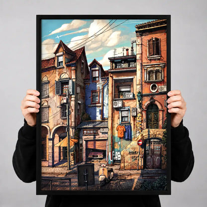 Vintage European Street Wall Art 3