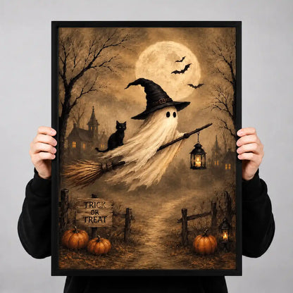 Wandering Halloween Ghost Wall Art 3