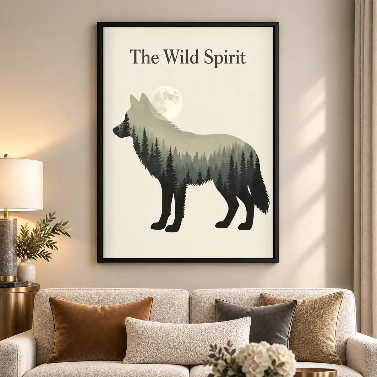 Wild Spirit Forest Wolf Wall Art 5