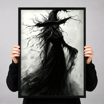 Windswept Dark Witch Wall Art 3
