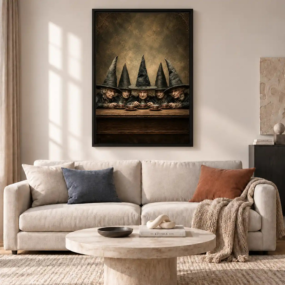 Witches At Dark Tea Table Wall Art 2