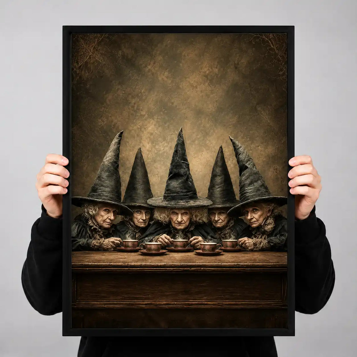 Witches At Dark Tea Table Wall Art 3