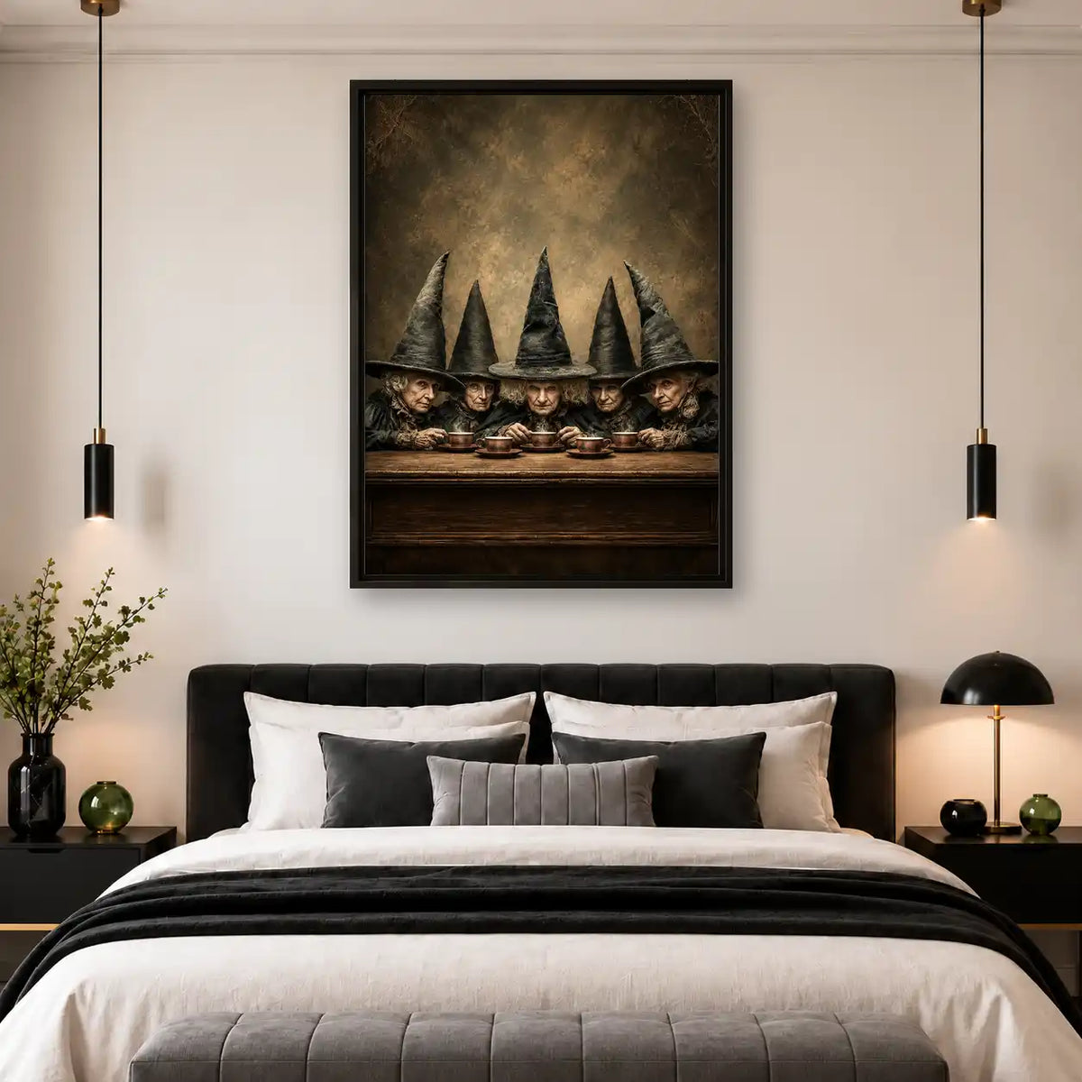 Witches At Dark Tea Table Wall Art 4