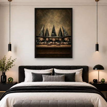 Witches At Dark Tea Table Wall Art 4