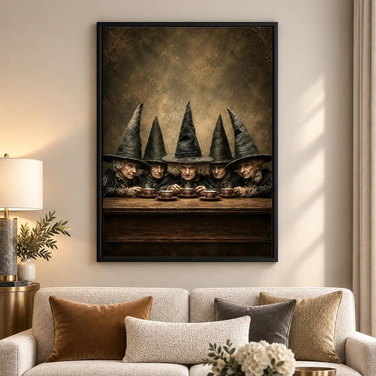 Witches At Dark Tea Table Wall Art 5