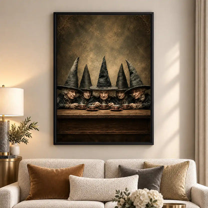 Witches At Dark Tea Table Wall Art 5