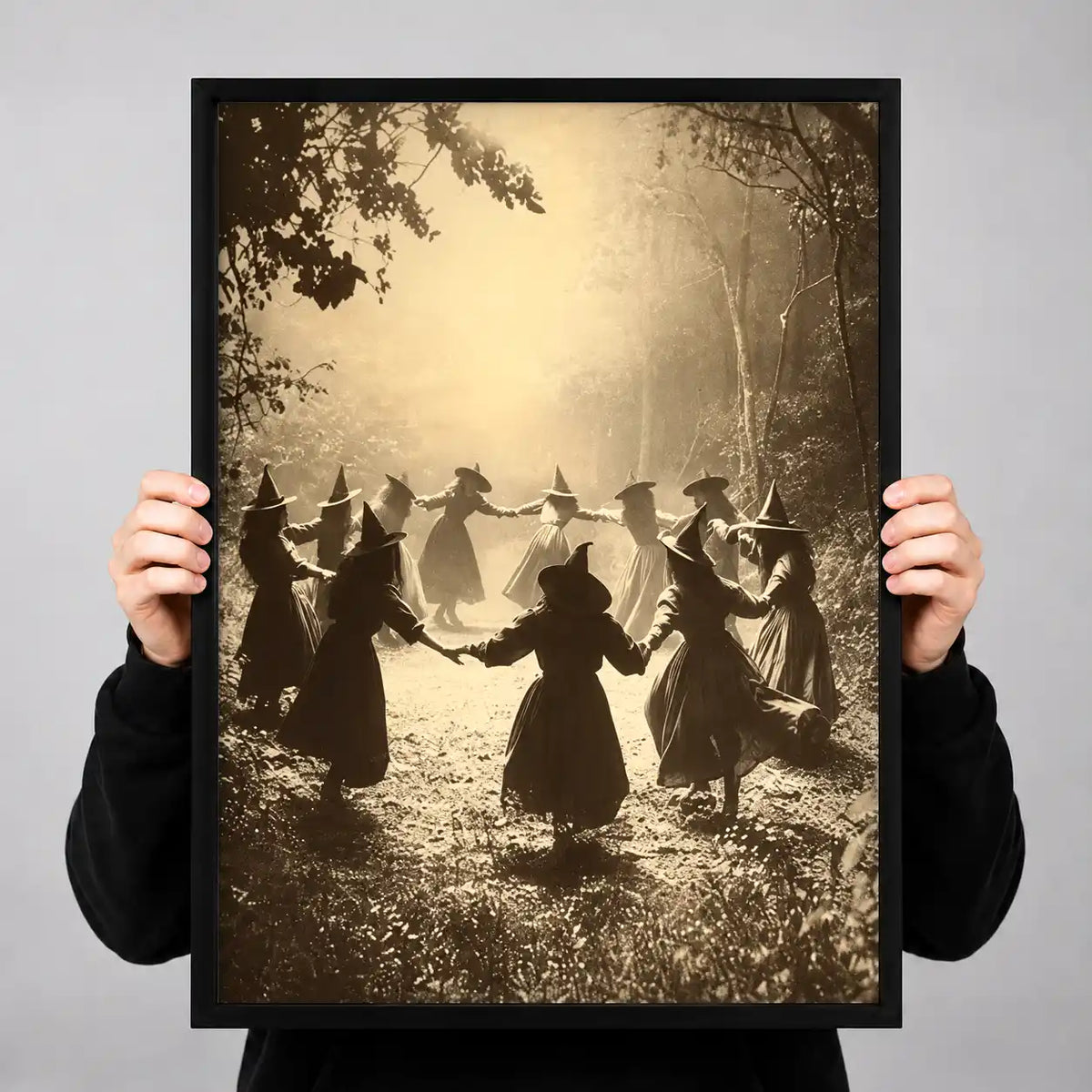 Witches Dancing In Forest Wall Art 3
