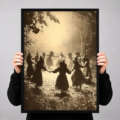 Witches Dancing In Forest Wall Art 3