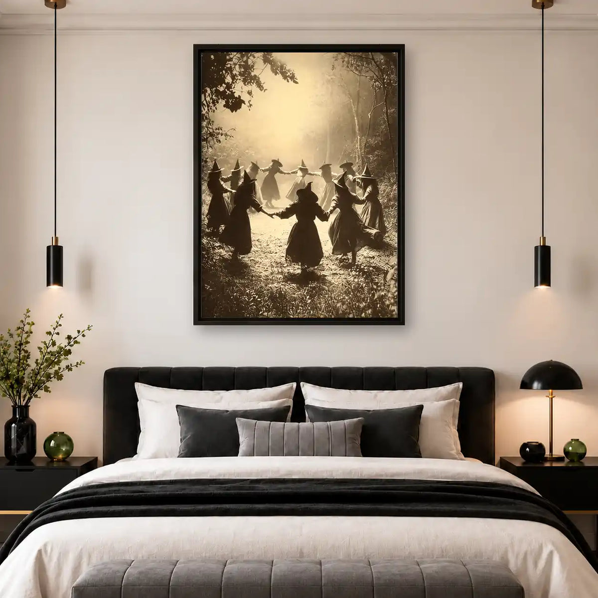 Witches Dancing In Forest Wall Art 4