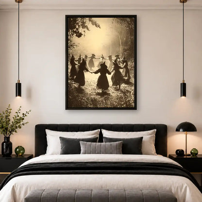 Witches Dancing In Forest Wall Art 4