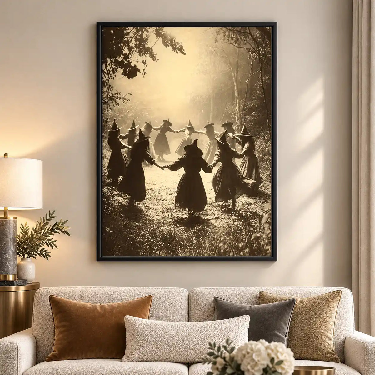 Witches Dancing In Forest Wall Art 5