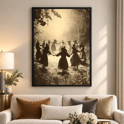 Witches Dancing In Forest Wall Art 5