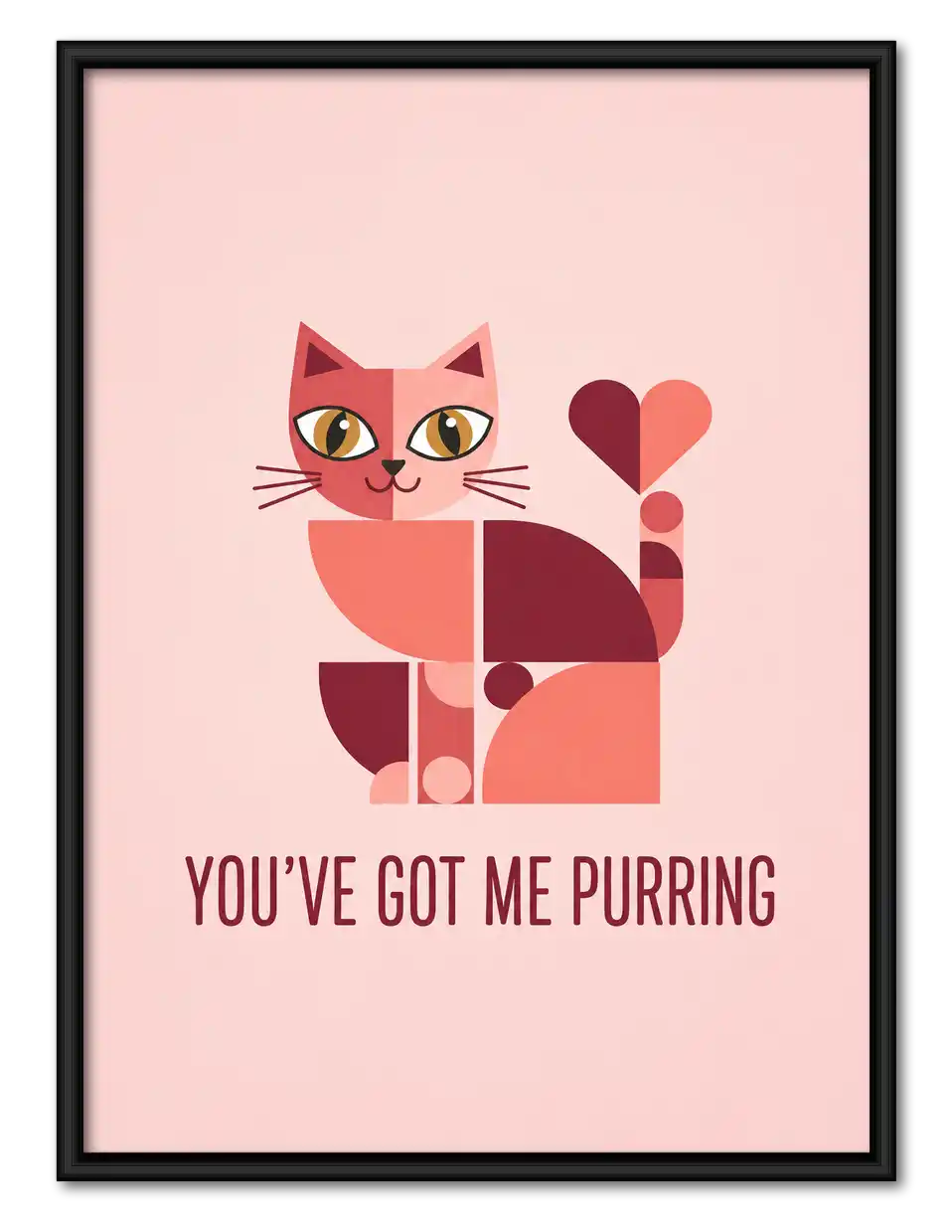You Have Me Purring Cat Wall Art 1