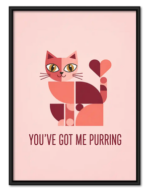 You Have Me Purring Cat Wall Art