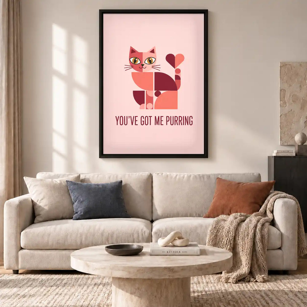 You Have Me Purring Cat Wall Art 2