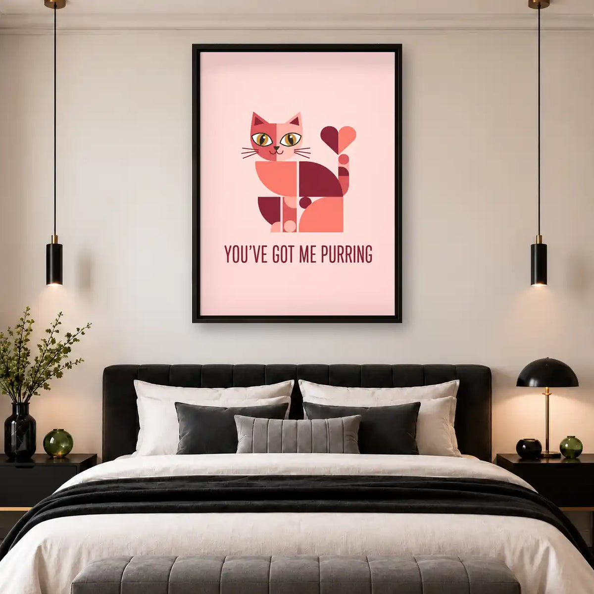 You Have Me Purring Cat Wall Art 4