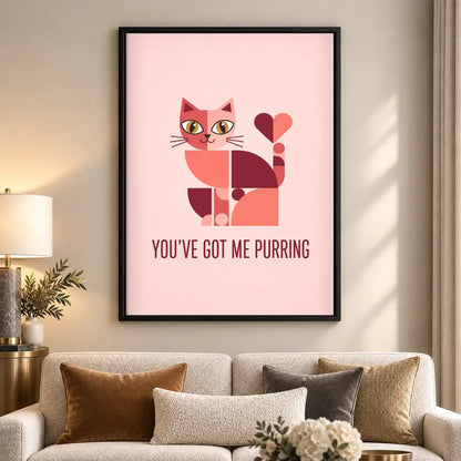 You Have Me Purring Cat Wall Art 5