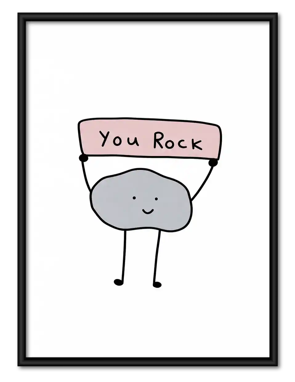 You Rock Pebble Wall Art 1