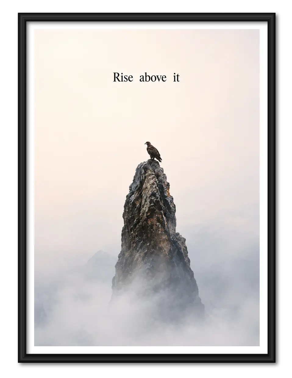 Rise Above It Mountain Bird Wall Art 1