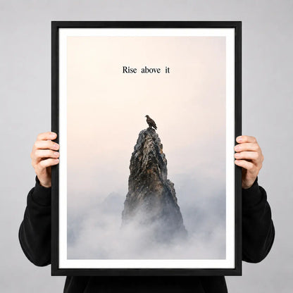 Rise Above It Mountain Bird Wall Art 3