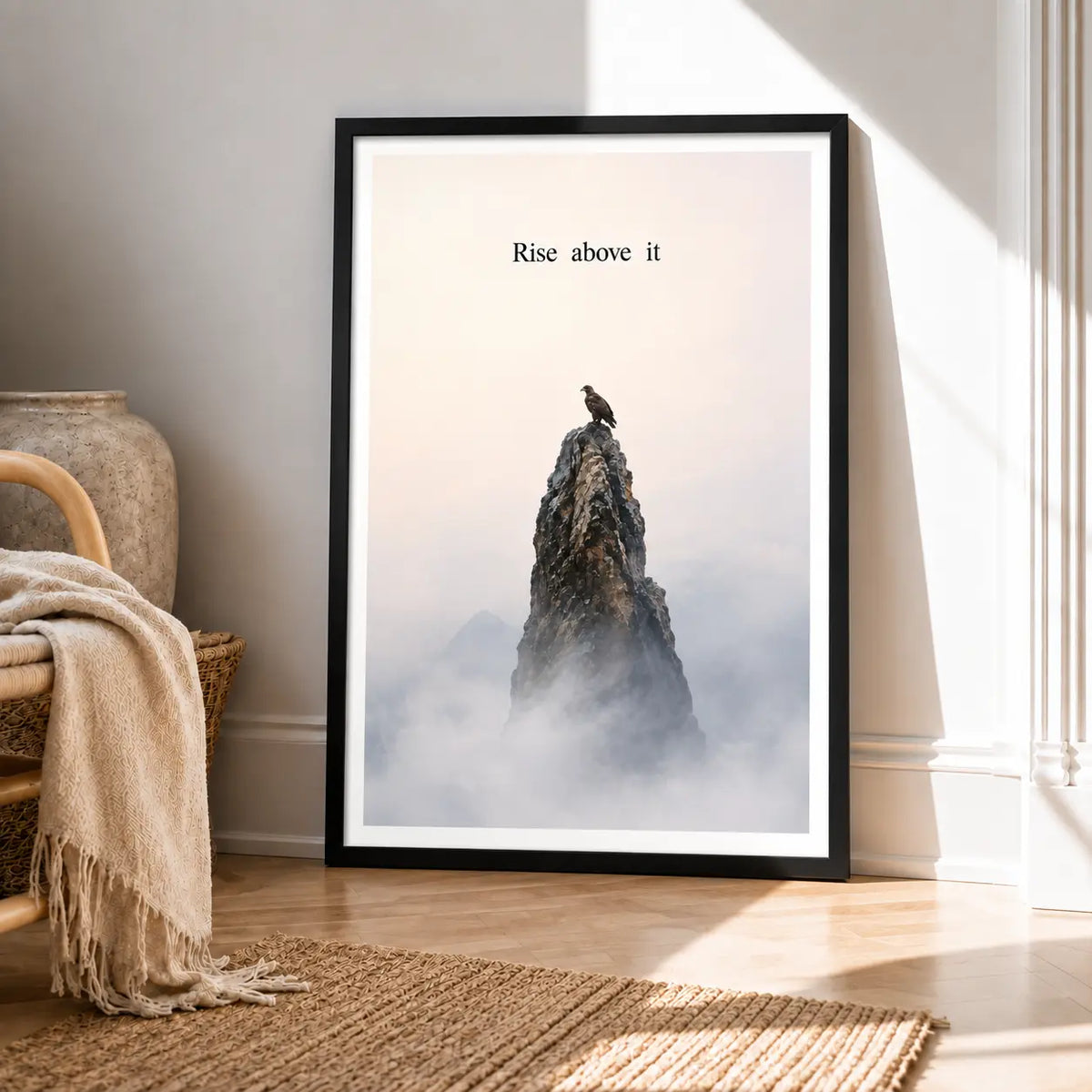 Rise Above It Mountain Bird Wall Art 4