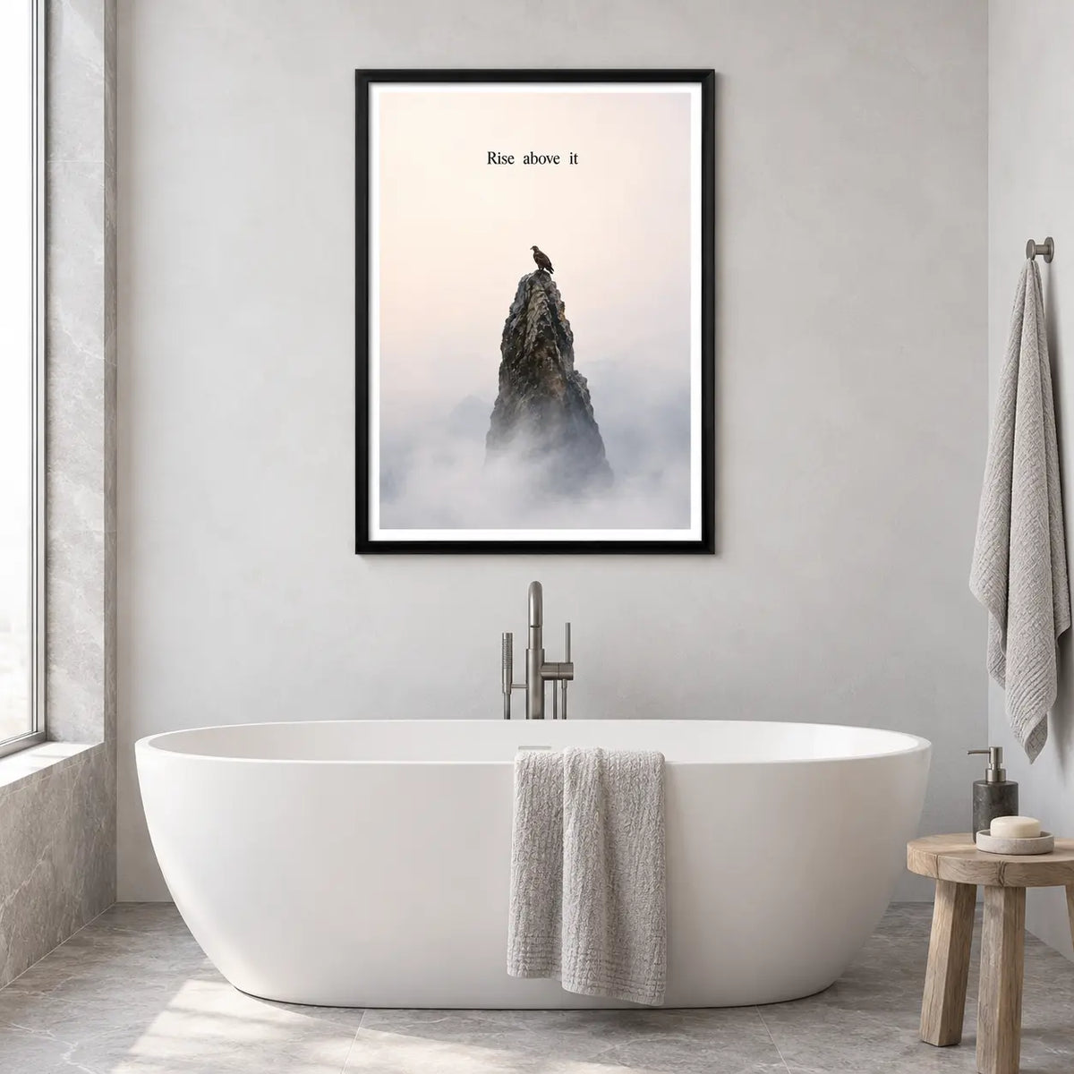 Rise Above It Mountain Bird Wall Art 5