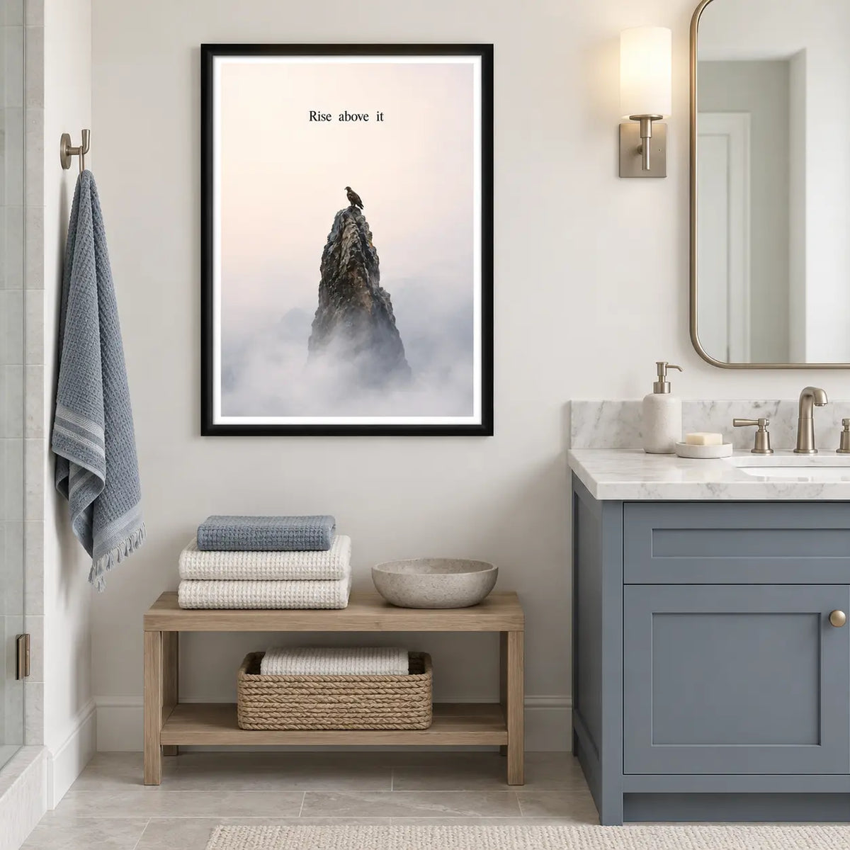 Rise Above It Mountain Bird Wall Art 6