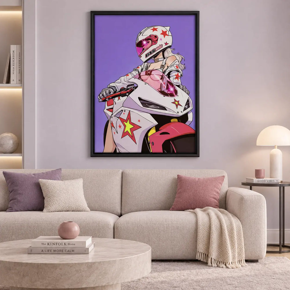 Colorful Retro Coffee Maker Wall Art 2