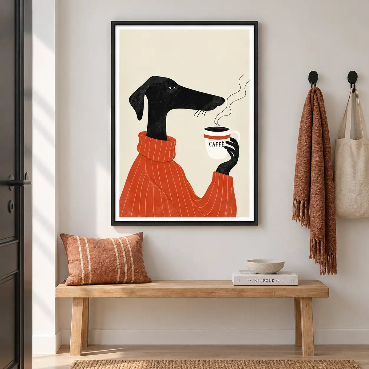 Black Dog Coffee Break Wall Art