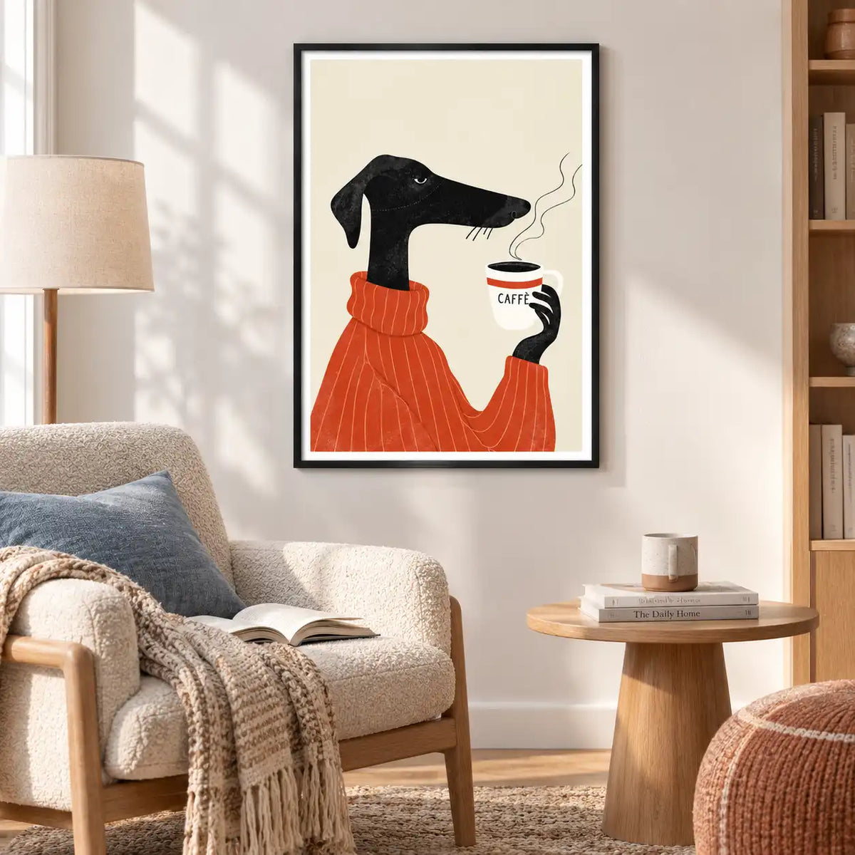 Black Dog Coffee Break Wall Art