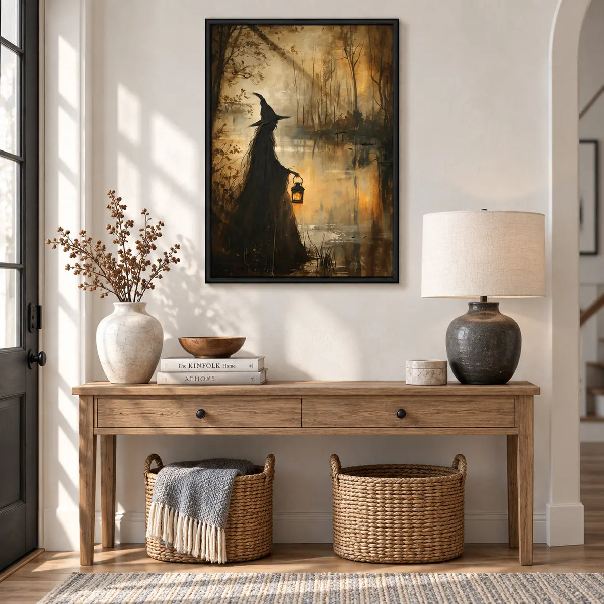 Witch Forest Lantern Fantasy Wall Art 6