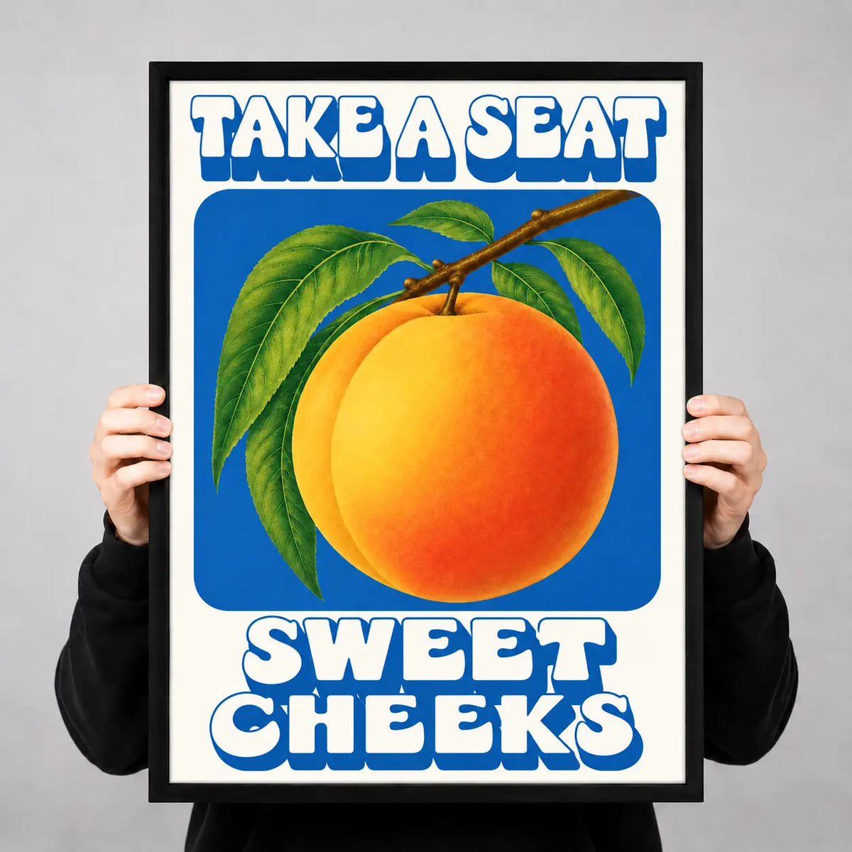 Sweet Peach Typography Wall Art 3