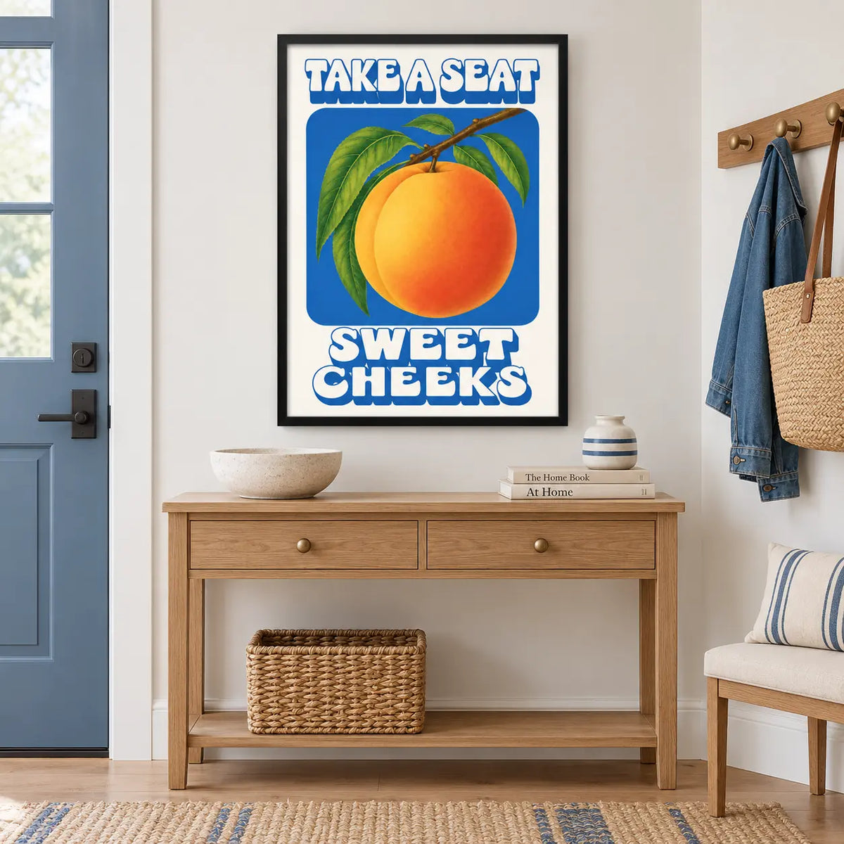 Sweet Peach Typography Wall Art 5