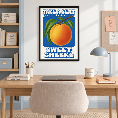 Sweet Peach Typography Wall Art 6