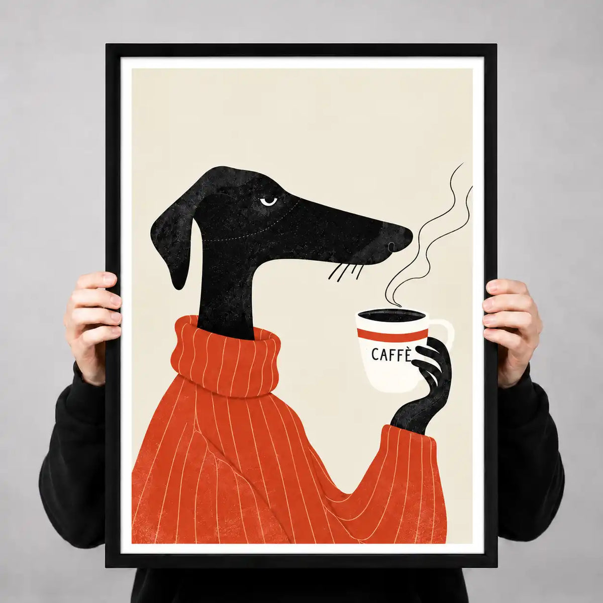 Black Dog Coffee Break Wall Art