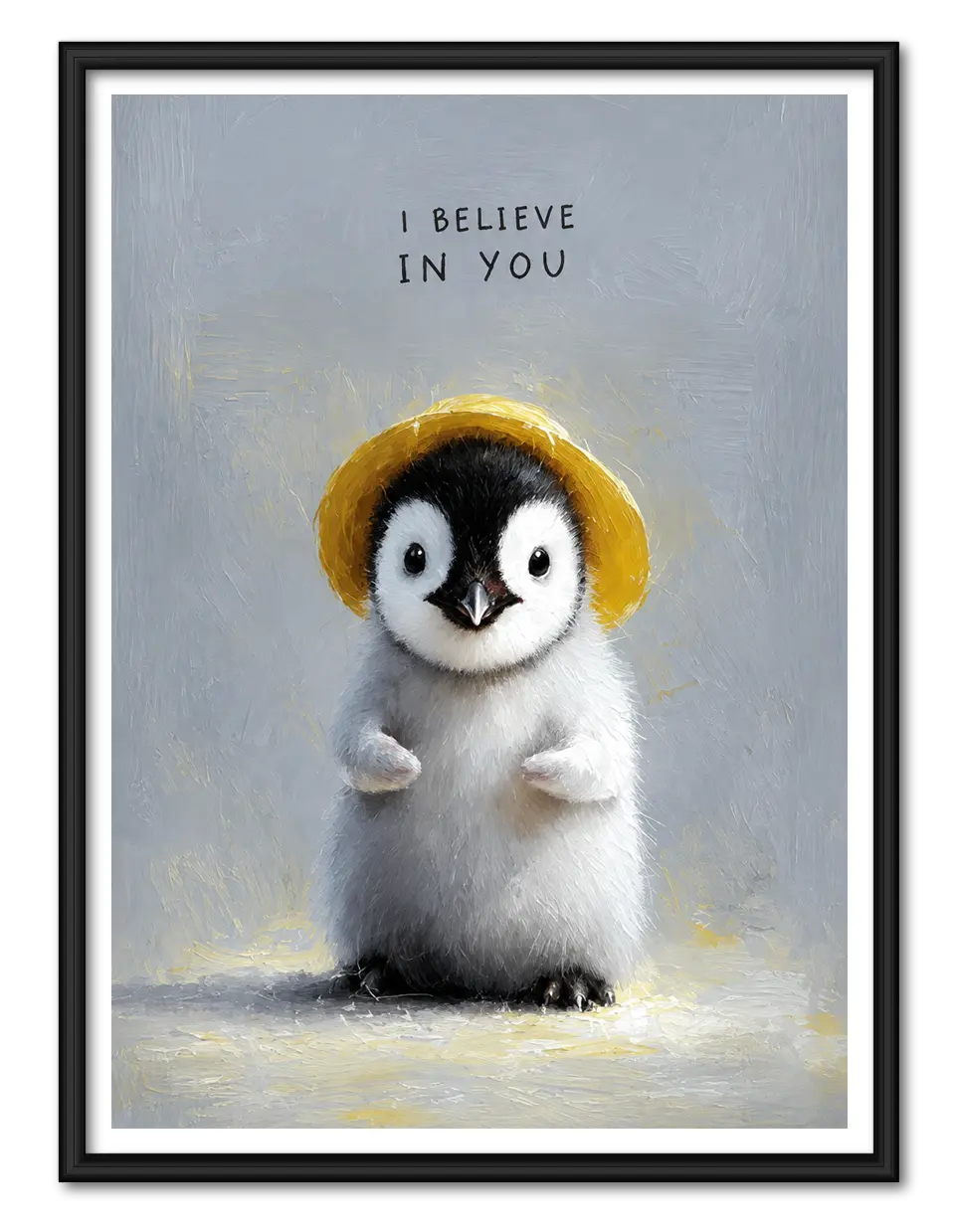 I Believe In You Penguin Wall Art 1