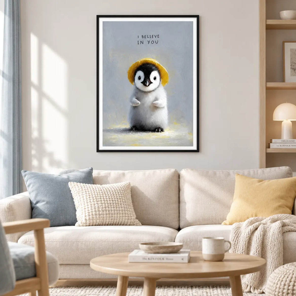 I Believe In You Penguin Wall Art 2