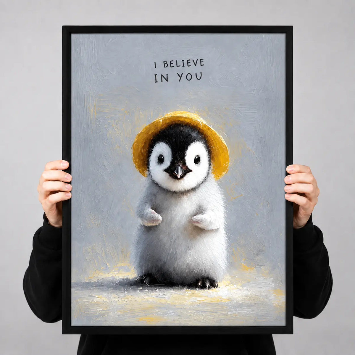 I Believe In You Penguin Wall Art 3