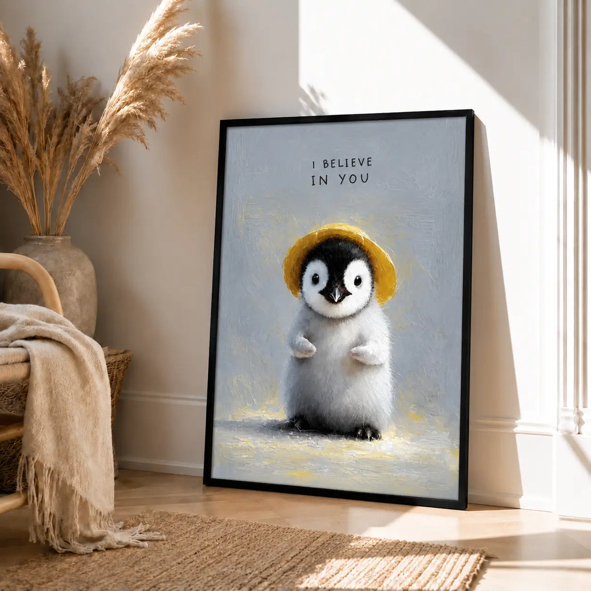 I Believe In You Penguin Wall Art 4
