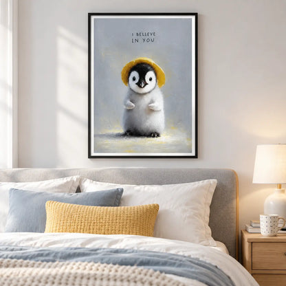 I Believe In You Penguin Wall Art 5