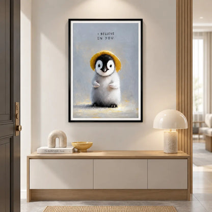 I Believe In You Penguin Wall Art 6